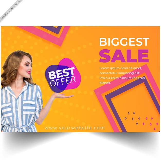 modern sale discount offer banner template 