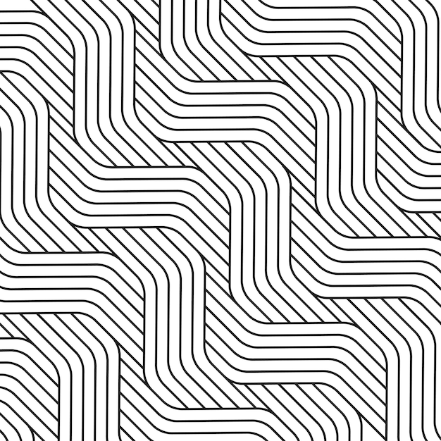 Modern seamless geometric lines pattern vector background