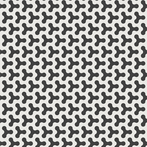 Modern seamless triangle black and white tech geometric background monochrome pattern 