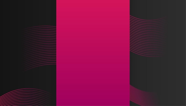 Modern simple 3D red magenta abstract background Design for business card presentation background booklet brochure certificate template backdrop and banner