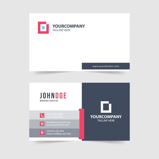 modern simple business card template