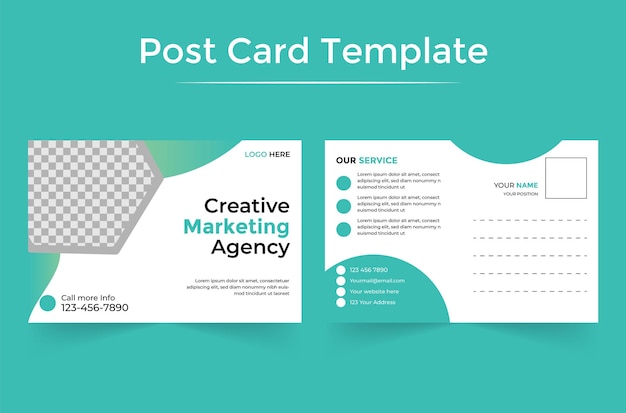 Modern and Simple Business EDDM Postcard or Postcard Template