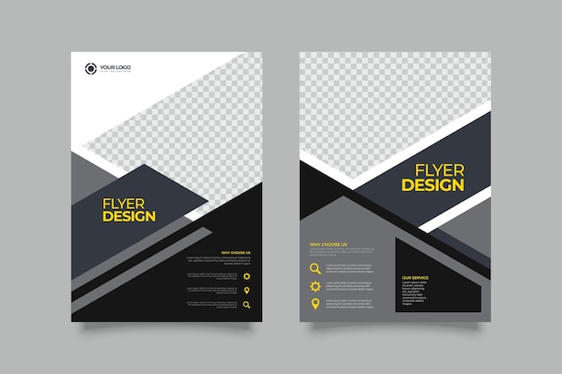 Modern Simple Company Flyer Template