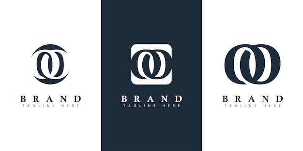 Modern and simple Letter OO Logo suitable for any business with O or OO initials