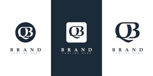 Modern and simple Letter QB Logo suitable for any business with QB or BQ initials