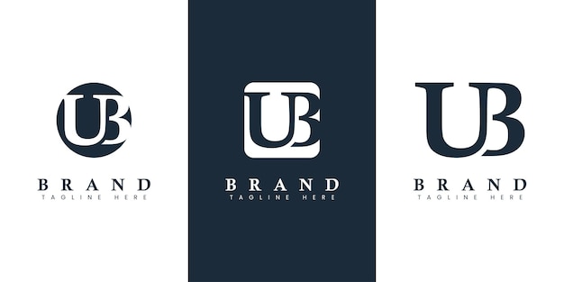 Modern and simple Letter UB Logo suitable for any business with UB or BU initials