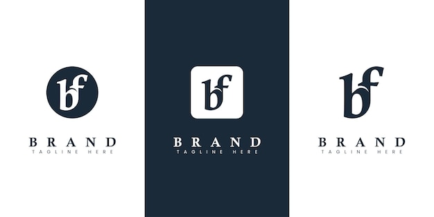 Modern and simple Lowercase BF Letter Logo suitable for any business with BF or FB initials