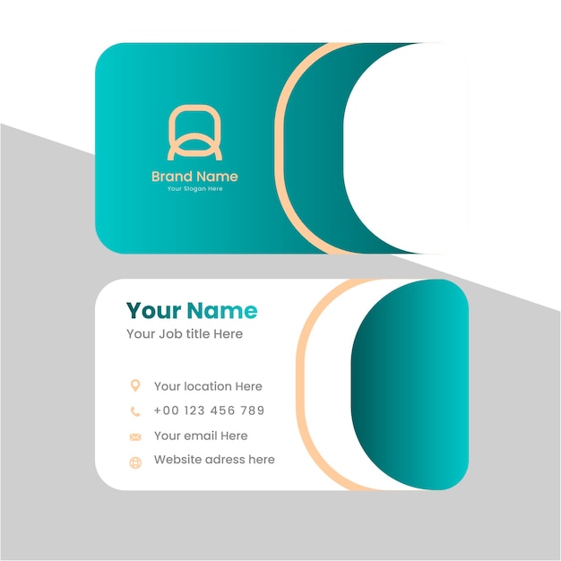 Modern and simple luxury business card