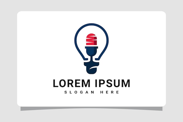 Modern Smart Podcast Logo Template Design Inspiration