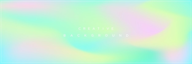 Modern soft colorful banner gradient background design