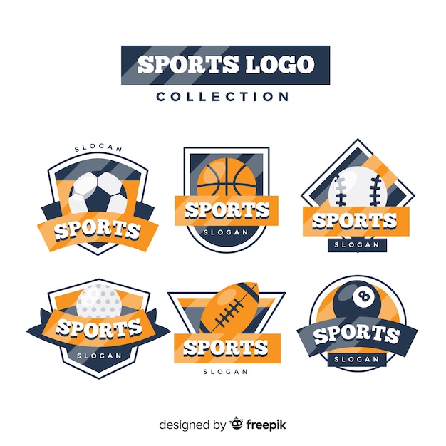 Vector modern sport logo collection