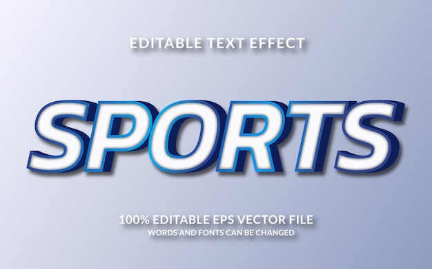 Modern Sports Text Effect