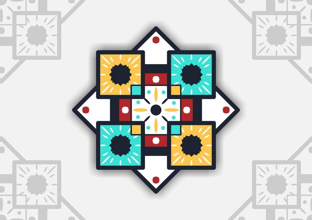 modern style islamic ornament background illustration