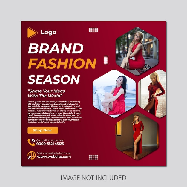 Modern stylish fashion sale instagram and  social media post and banner template