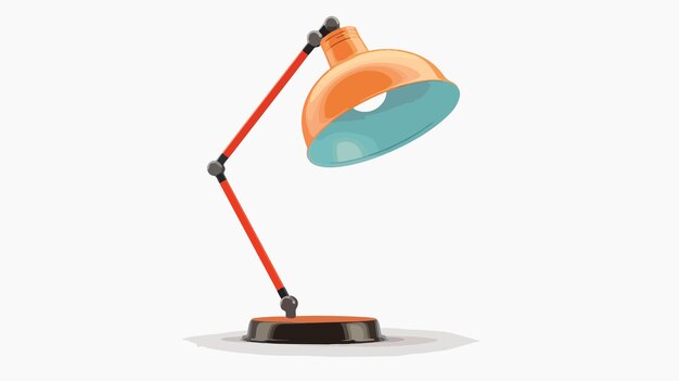 Vector modern table lamp vector illustration