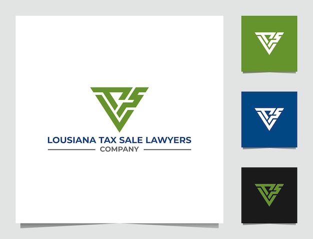 Modern Tax Law Logo Design 3