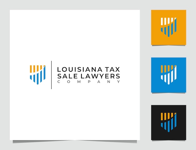 Modern Tax Law Logo Design