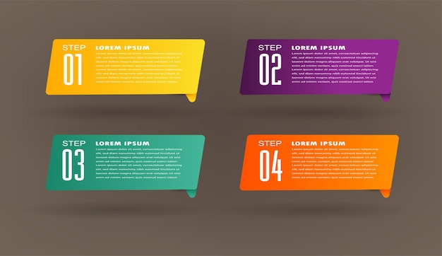 modern text box template, banner Infographics