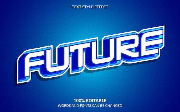 Modern text style effect