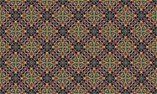 modern traditional ethnic background seamless pattern