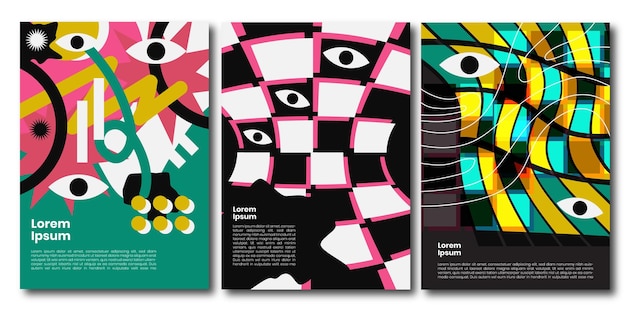 Modern Trends Maximalist Poster Design