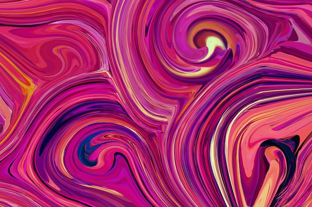 Modern and trendy abstract colorful liquid marble paint background