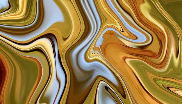 Modern and trendy abstract colorful liquid marble paint background