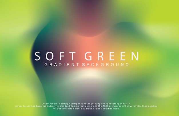 modern trendy gradient background soft green with vibrant color