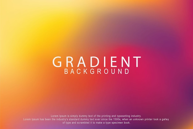 modern trendy gradient background with catchy color