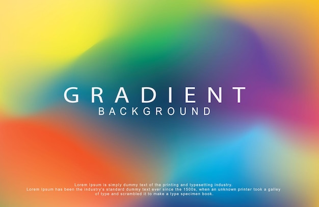 modern trendy gradient background with catchy color