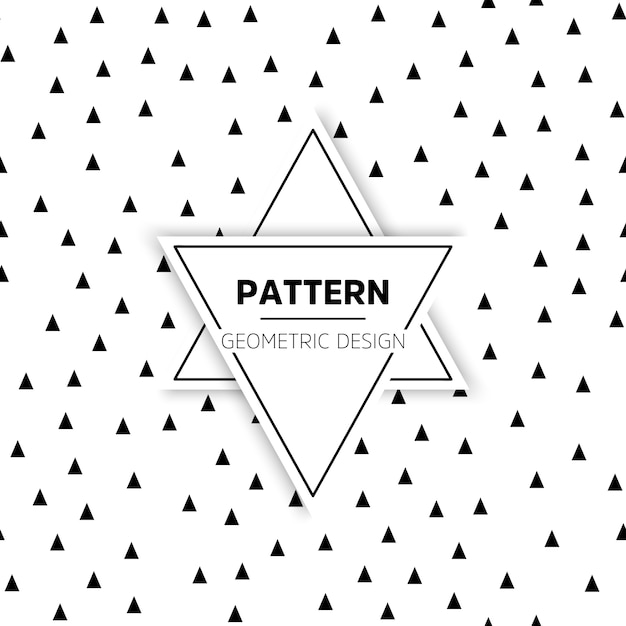 Modern triangular pattern