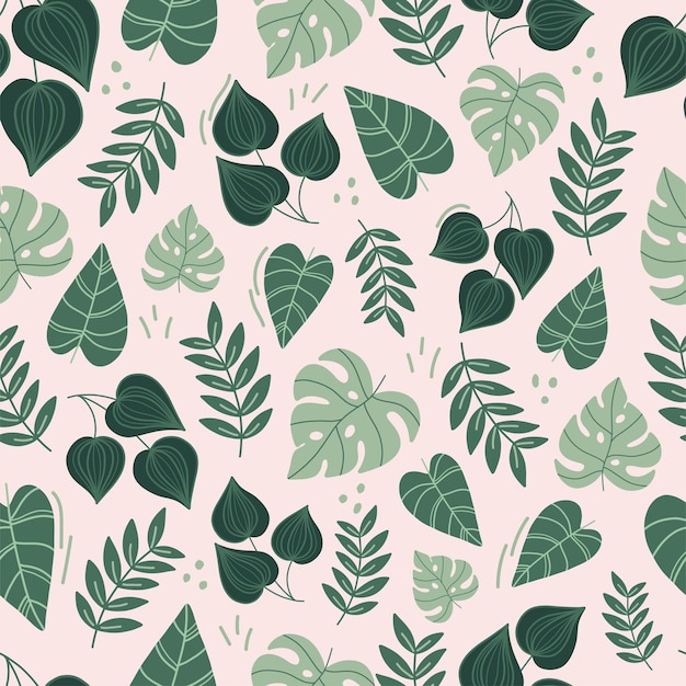 Modern tropical seamless pattern