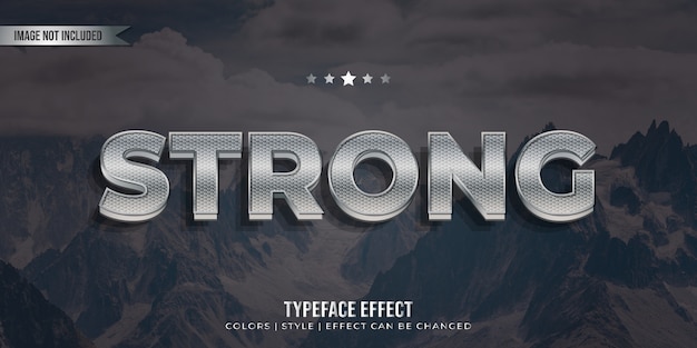 Modern Typeface Text Effect