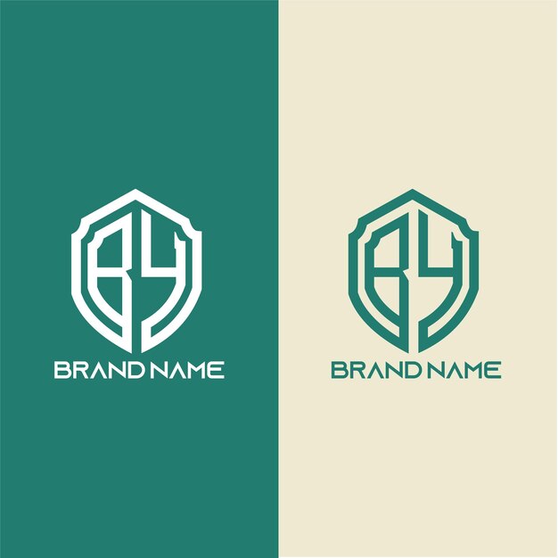 modern unique corporate by letter logo design templete