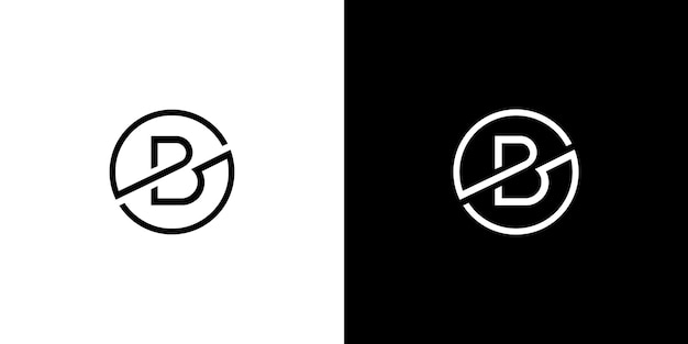 Modern and unique letter B initials logo