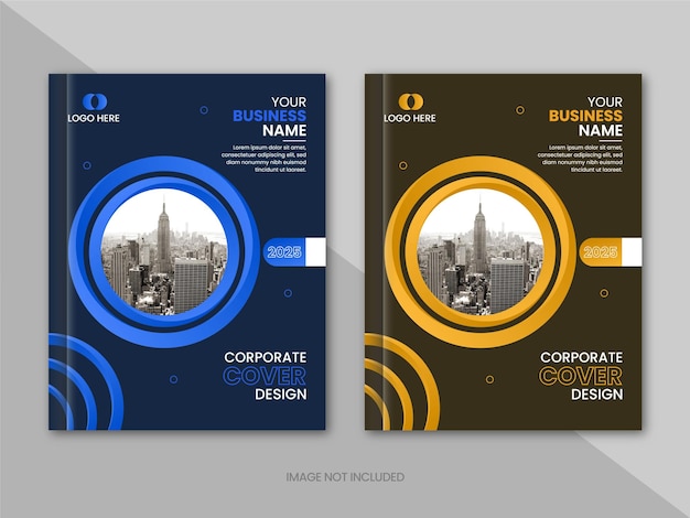 Modern vector abstract book cover design template