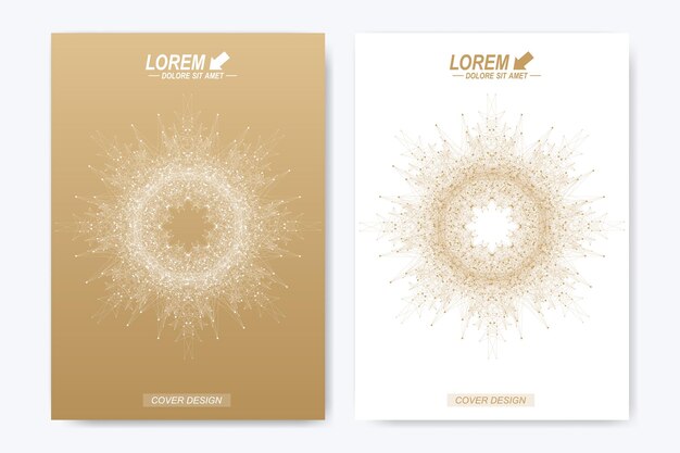 Modern vector template for brochure leaflet flyer cover catalog magazine or annual report