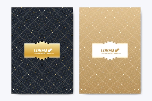 Modern vector template for cover booklet  or annual report