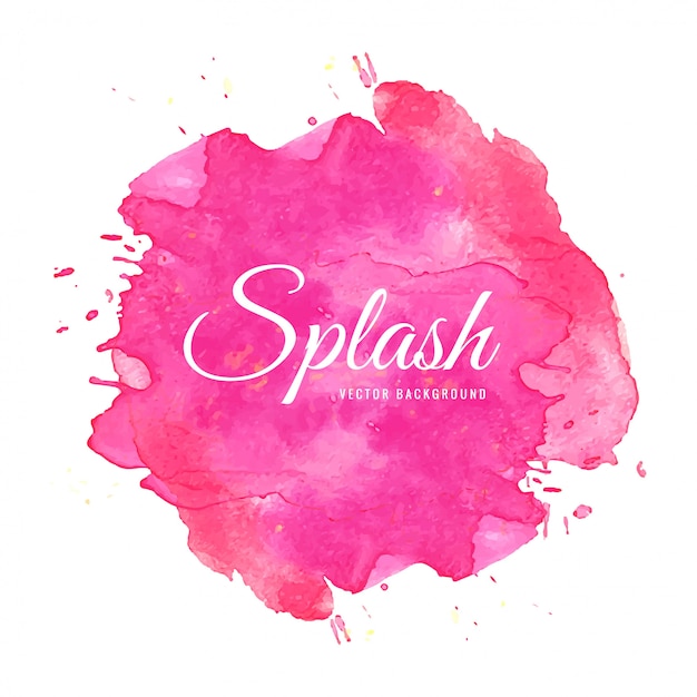 Modern Watercolor Splash  