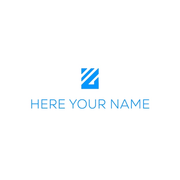 Vector modern z letter logo