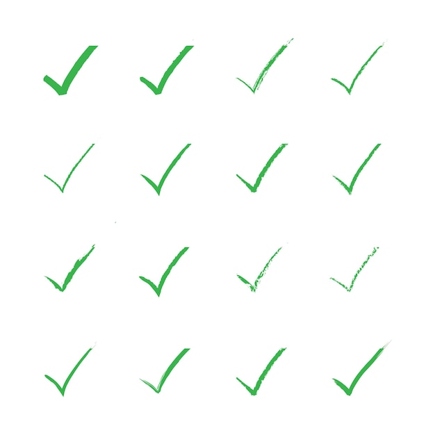 Modifiable Vector Checkmark Templates