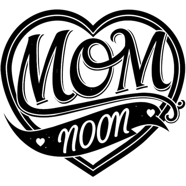 Vector mom the heartbeat of happiness celebrating mothers day t shirt design