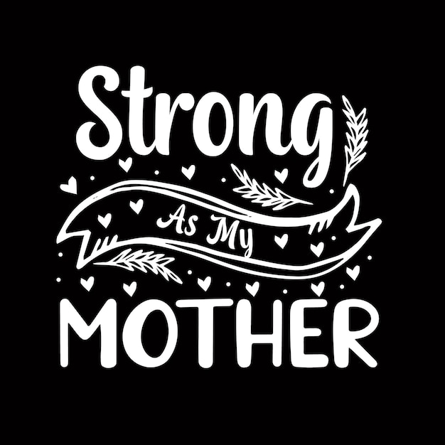 Mom mother's day typography Tshirt design