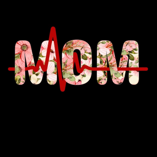 Mom tee shirt design