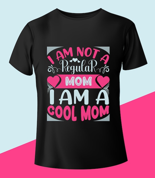 mom typography graphic t shirt design