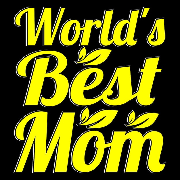 Mom typography t-shirt design