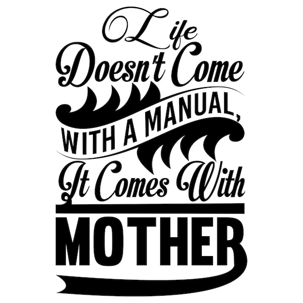 Mom typography t-shirt design