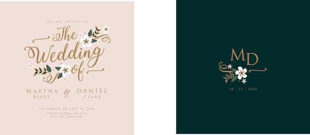 Monaco Wedding Invitation