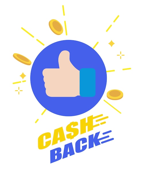 Money cashback concepts are great for financial payment or shopping promotion events