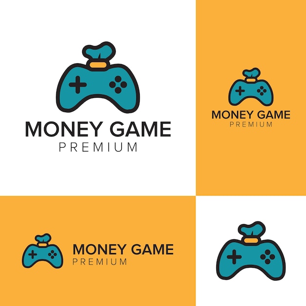 Money game logo icon vector template